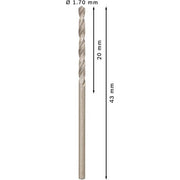 Bosch - Bohrer PRO Metal HSS-G 2608585472 Spiralbohrer 1,7 x
