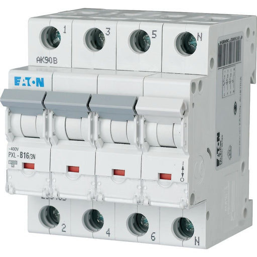 Eaton - Leitungsschutzschalter LS-Schalter m.Beschrift. PXL-D16/3N D 16A, 3p+N