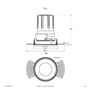 EVN Lichttechnik - Downlight/Strahler/Flutlicht LED-Einbauleuchte modular F02R14SM3840L15D Konfigurationstype