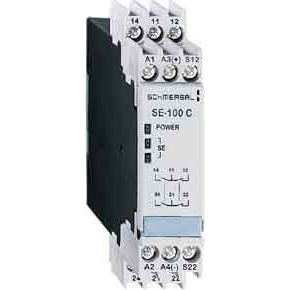 Schmersal - Gerät zur Überwachung von sicherheitsgerichteten Stromkreisen Sicherheitsbaustein SE-100C f.Sich.-Schaltleiste