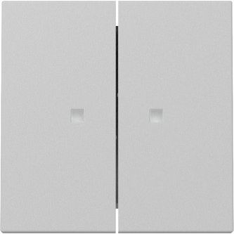 Gira - Abdeckung/Bedienelement für Installationsschalterprogramme Wippe 2f Kontrollf. 3631015 Grau m