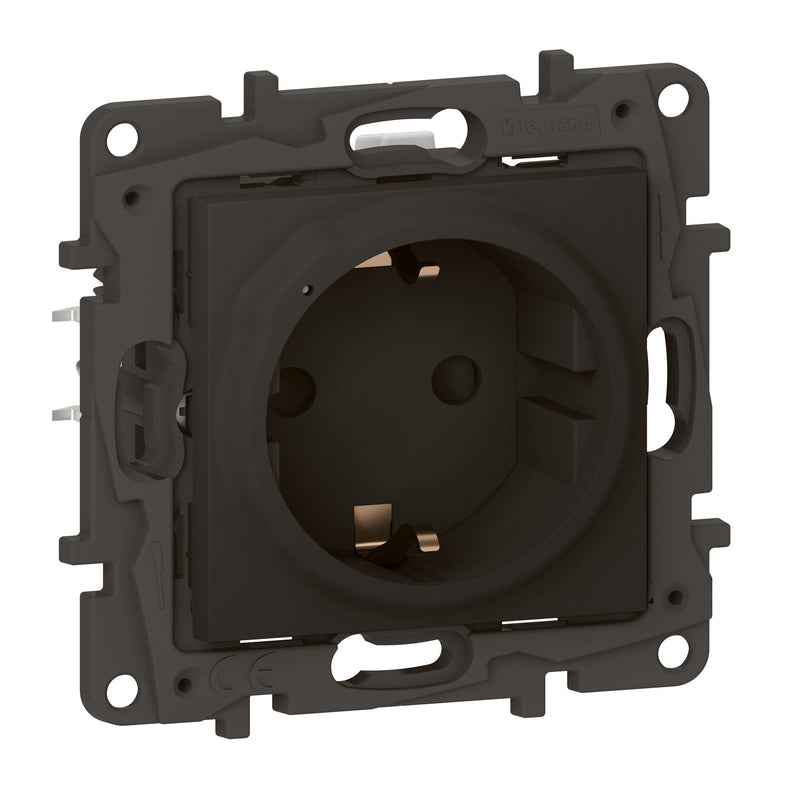 Legrand - Steckdose Schutzko-Steckdose Legrand 863820 Schwarz