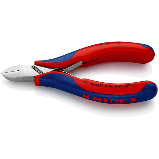 Knipex - Seitenschneider Elektronik-Seitenschneider 77 12 115 spiegelpoliert,115mm