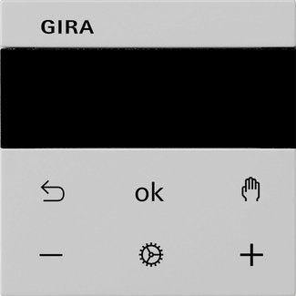 Gira - Bedienelement intelligent Jalousie+Schaltuhr-Display 5366015 grau