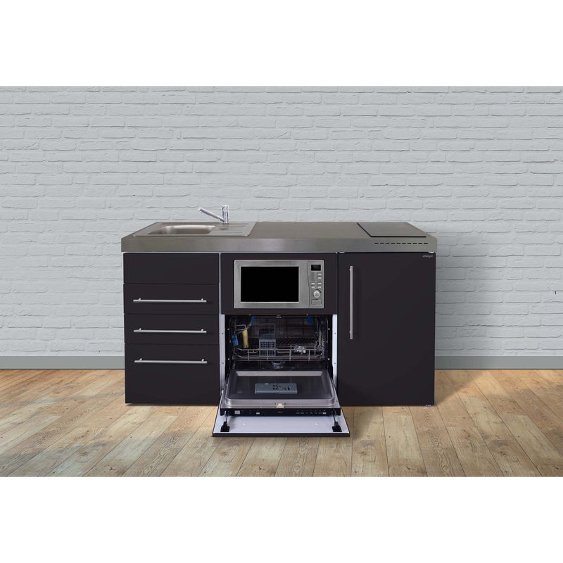 Stengel - Mini-Küche Miniküche Premiumline MPGSMS3SM160GSKSrBl Schwarz matt