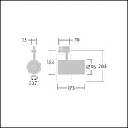 Thorn - Downlight/Strahler/Flutlicht LED-Strahler GRAFFITI #96108765 930, sw