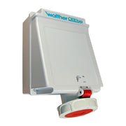Walther Werke - CEE-Steckdose (IEC 60309) Wandsteckdose 63A 168 5P 400V 6h IP67 − 1 Stück