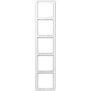 Jung - Abdeckrahmen Rahmen 5-fach aws CD 585 WW waage/senkrecht