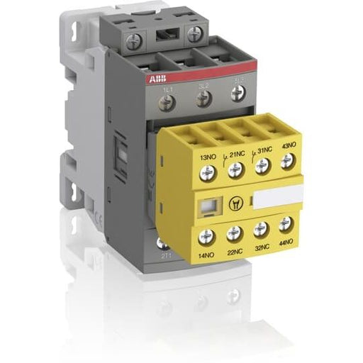 ABB Stotz S&J - Leistungsschütz zum Schalten von Wechselstrom Safetyschütz AFS38-30-22-13 100-250V 50/60Hz/DC