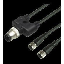 Pepperl+Fuchs Fabrik - Passiver Sensor-/Aktor-Verteiler (mit Leitung) Y-Verbindungskabel 274802 − 1 Stück