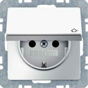 Berker - Steckdose SCHUKO-Steckdose 47516089 m.Klappdeckel