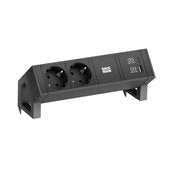 Bachmann - Mehrfachsteckdose Steckdoseneinheit 902.9651 2xSchutzk.,1xUSB