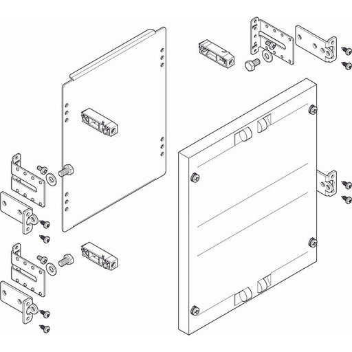 ABN - Verteilerfeld für Installationsverteiler ESPRO-Modul MF1260 flach BxH:250x300mm