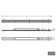 LTS Licht&Leuchten - Lichtleiste LED-Lichteinsatz IP54 LKIPL0701084008481D. 840, DALI