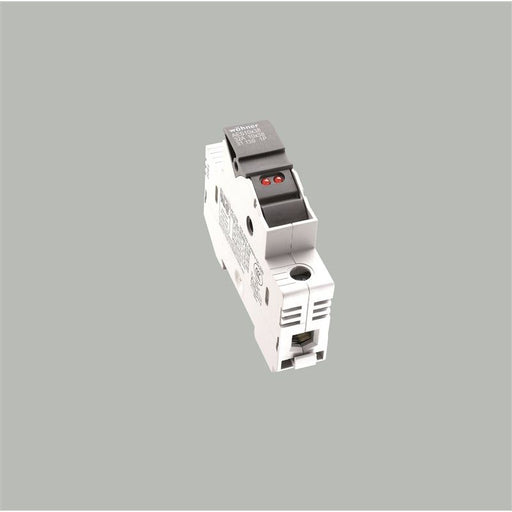 Wöhner - Halter für zylindrische Sicherung Halter mit LED 31130 10x38/1P, 32A − 12 Stück