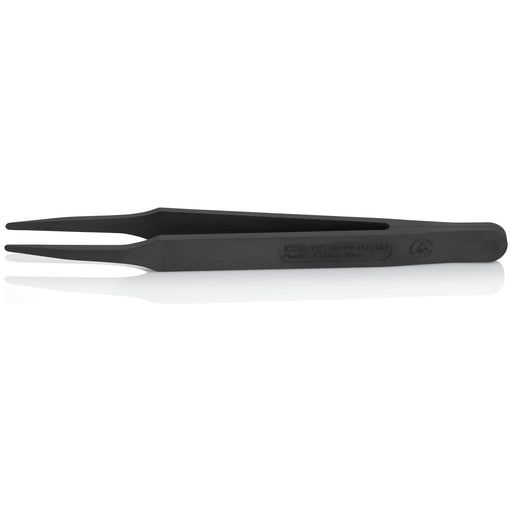 Knipex - Pinzette Kunststoffpinzette 92 09 01 ESD ESD Glatt 115 mm − 1 Stück