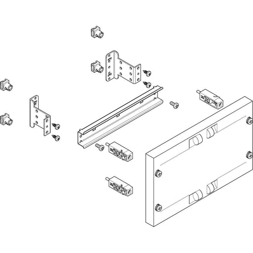 ABN - Verteilerfeld für Installationsverteiler ESPRO-Modul MF1126 flach BxH:250x150mm
