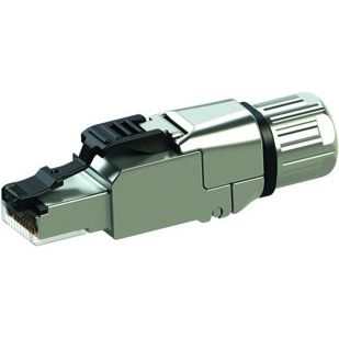 Telegärtner - Modularer Steckverbinder MFP8 RJ45 Stecker Cat.8.1 100023089 T568B AWG27-22 − 10 Stück