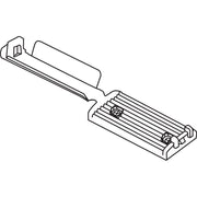 HellermannTyton - Befestigungsschelle für Kabel/Rohre Flachbandkabelhalter FKH25-HIR-BK-C1 − 2000 Stück