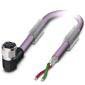 Phoenix Contact - Konfektioniertes Sensor-Aktor-Kabel Bussystem-Kabel SAC-2P-FRB #1403629 12MBit/s 2-pol. vio
