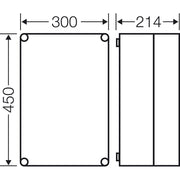 Hensel - Leergehäuse Mi 0311 275x425x191mm