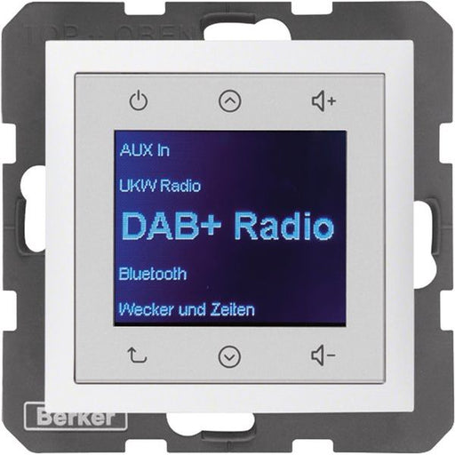 Berker - Elektronik-Gerät für Installationsschalterprogramme Radio DAB+, Bt., S.1/B.x p 30849909 w. matt