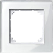 Merten - Abdeckrahmen Rahmen Glas 1f.bril/ws 489119