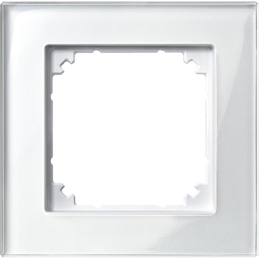 Merten - Abdeckrahmen Rahmen Glas 1f.bril/ws 489119
