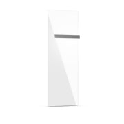 Etherma - Infrarot-Strahlungspaneel Badinfrarotheizung, Glas LAVABATH3-GL-700-PW reinweiß 160x63cm