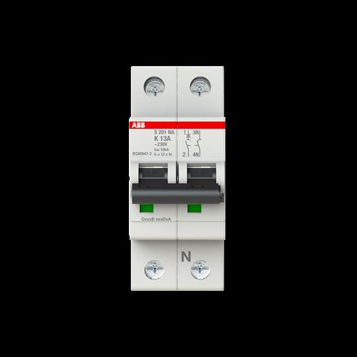 ABB Stotz S&J - Leitungsschutzschalter Sicherungsautomat S201-K10NA K,6kA,10A,1P,+NA