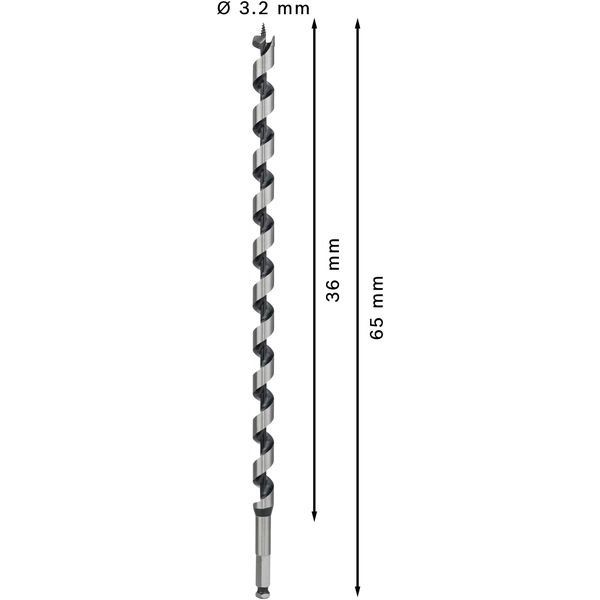 Bosch - Bohrer PRO Wood 2608597645 Holzschlangenbohrer