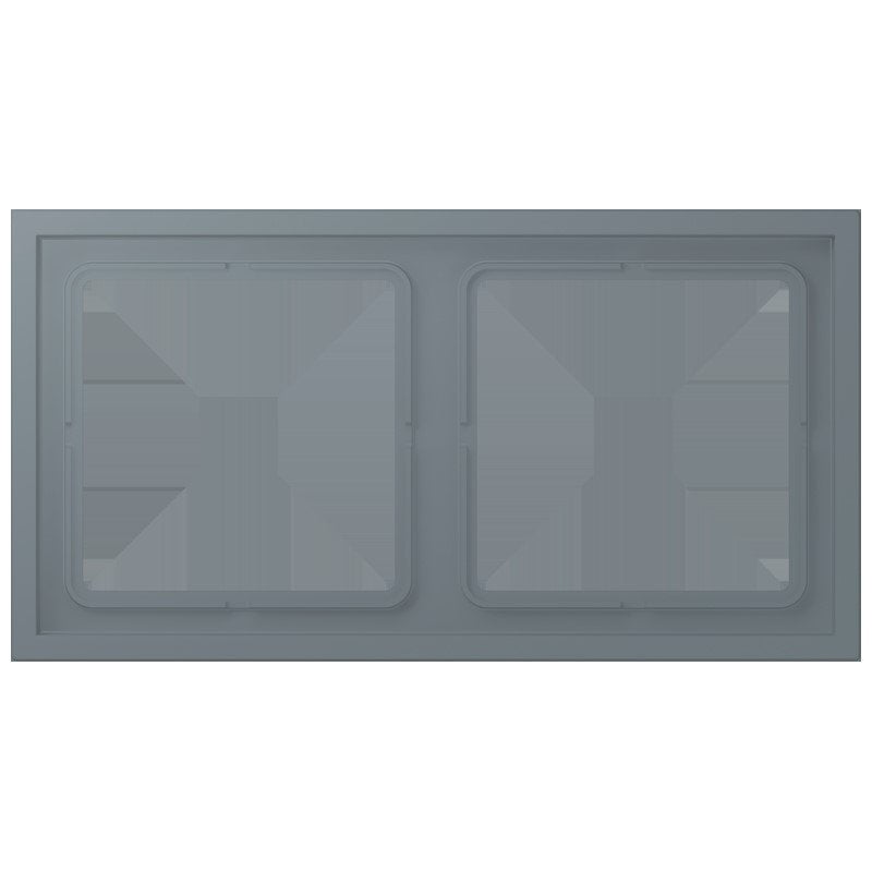 Jung - Abdeckrahmen Rahmen 2-fach LCZ 982 BF 251 gris 59