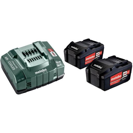 Metabowerke - Akku für Elektrowerkzeuge Akku-Basic-Set Basic-Set5.2Ah+2Ak. 2 Akku 18V 5,2Ah
