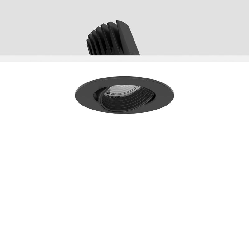 RZB - Downlight/Strahler/Flutlicht LED-Einbaustrahler 911633.003 930, schwarz