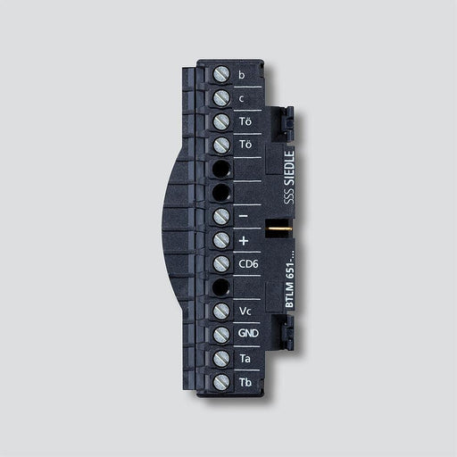 Siedle&Söhne - Zubehör/Ersatzteile für Türkommunikation Klemmblock BTLM 651 Schwarz