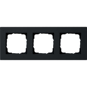 Gira - Abdeckrahmen 3f. sw 0213095 flach