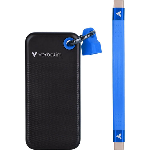 Verbatim - Speichermedium digital SSD 1TB USB 3.2 Typ-C 32191 Pocket, sw-bl