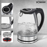 Bomann DA - Wasserkocher WKS6032GCB inox Glas