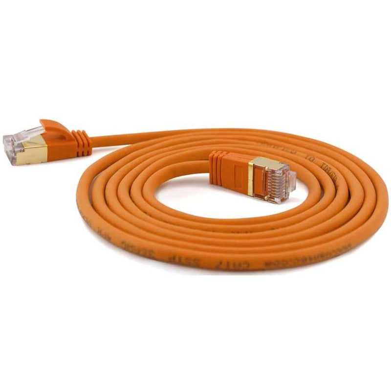 Wantec - Patchkabel Kupfer SSTP-Patchkabel Cat.6A or 7141 or 0,1m 0,1m Steck. 4mm