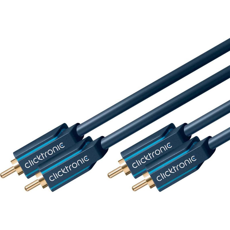 Clicktronic - Konfektioniertes A/V-Kabel Stereo-Audiokabel 70376 0,5m