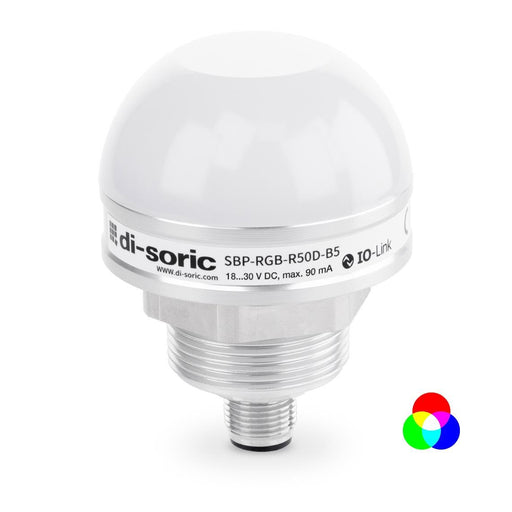 Di-soric - Signalleuchte Signalbeleuchtung SBP-RGB-R50D-B5 50 x 20mm