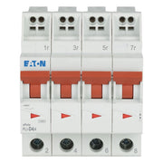 Eaton - Leitungsschutzschalter PLI-D4/4 D 4A, 4p Steckkl
