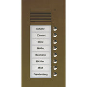 TCS Tür Control - Türstation für Türkommunikation Audio Außenstation PUK 8 PUK08/1-EB Tasten 1spaltig UP b