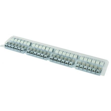 Telegärtner - Modularer Steckverbinder AMJ-S Modul 2G 100023203 Cat.6A T568A KompISO − 24 Stück