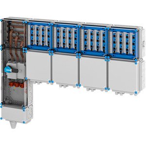 Hensel - Verteilerschrank für Energieversorgung Ladeverteiler Mi EV 22kW 16000 f.16 Ladep. a 22kW