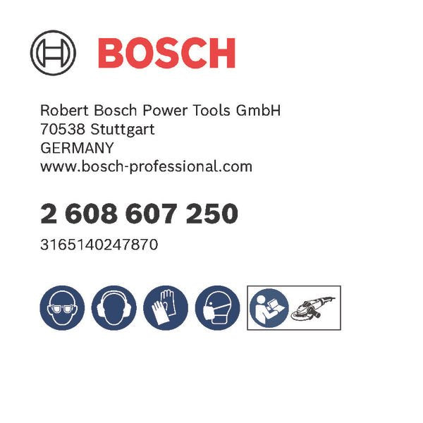 Bosch - Trenn-/Schleifscheibe Fiberschleifscheibe R444, 2608607250 Expert for Metal