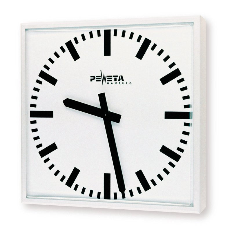 Peweta - Uhr Außenuhr quadrat. 71.760.621 12-60V,642x642mm