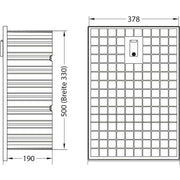 uesa - Gehäuse/Schaltschrank (leer) Mauerkasten 2000-0000.04 ohne HAK00