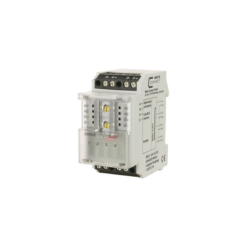 Metz Connect - Bussystem-Binäreingang Eingangsmodul FDE 4, 24V AC/DC
