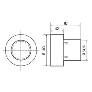 Maico - Zubehör/Ersatzteile für Ventilatoren Ventiladapter MF-A63